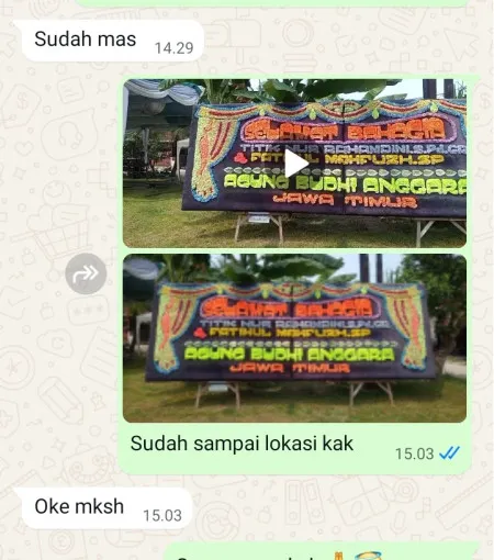 Pengiriman Papan Bunga Luwenglor Pituruh
